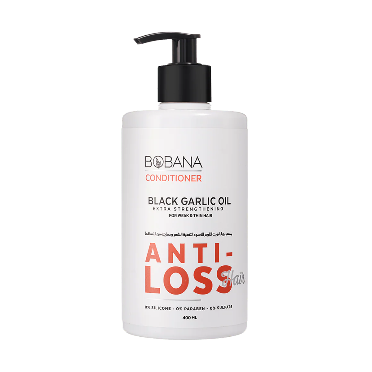 Bobana Kondicionér s černým česnekovým olejem (400 ml)