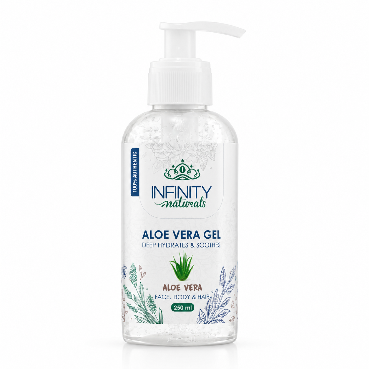 Aloe vera gel – na obličej, tělo a vlasy INFINITY NATURALS