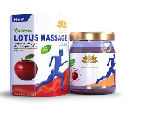 Lotus Masážní gel s jablečným octem pro unavené nohy a pokožku se sklonem k viditelným žilkám 150 g