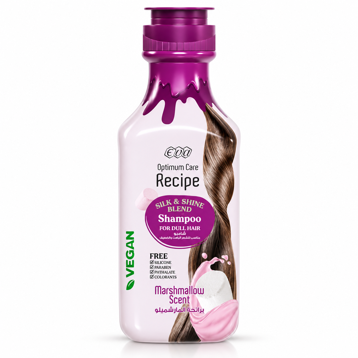 Eva Optimum Care Recipe Šampon pro hedvábné a lesklé vlasy s vůní Marshmallow