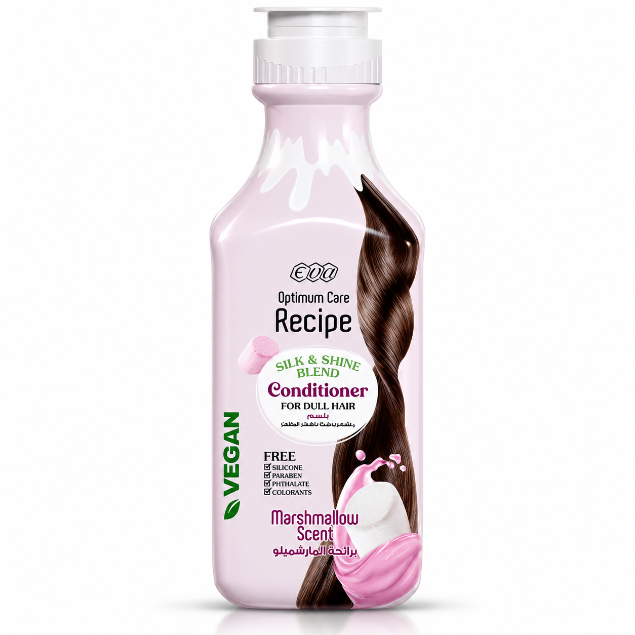 Eva Optimum Care Recipe kondicionér pro hedvábné a lesklé vlasy s vůní Marshmallow